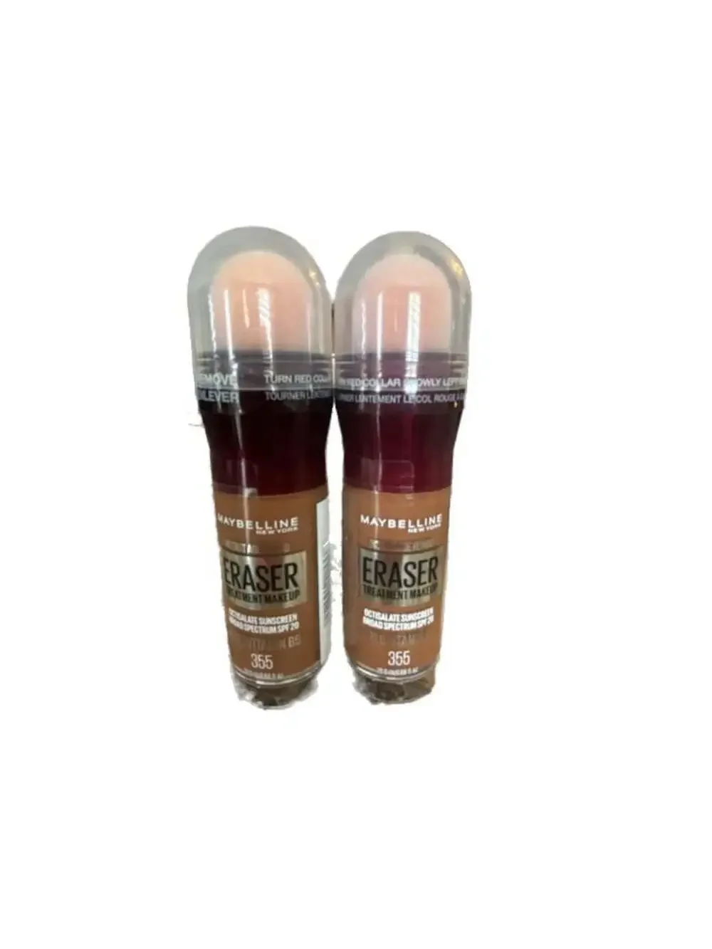Lots of Maybelline Instant Age Rewind Eraser Foundation SPF 20 Expiration:2025